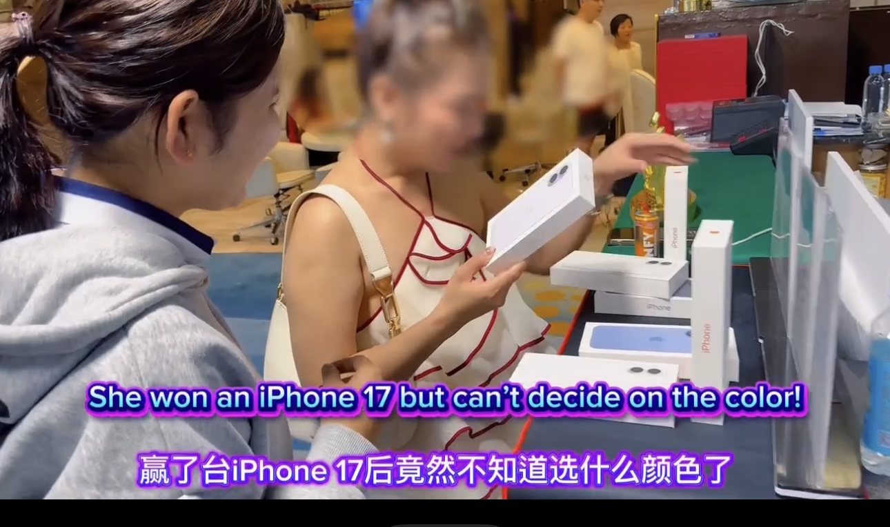 Vietnam female player wins iphone17 at sahanoukville poker club