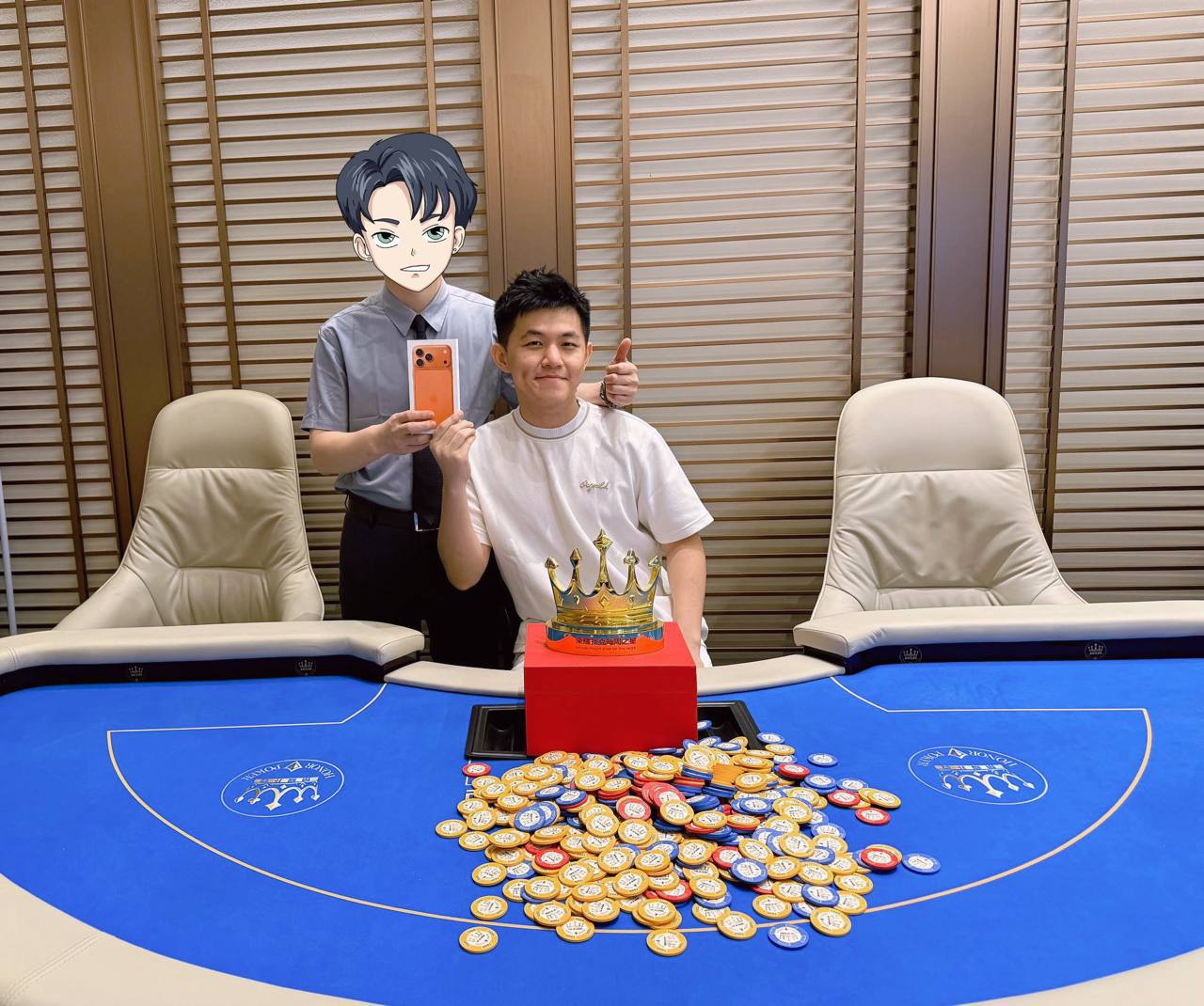 Congratulations to Mr Duke for becoming the champion of the Sihanoukville poker club